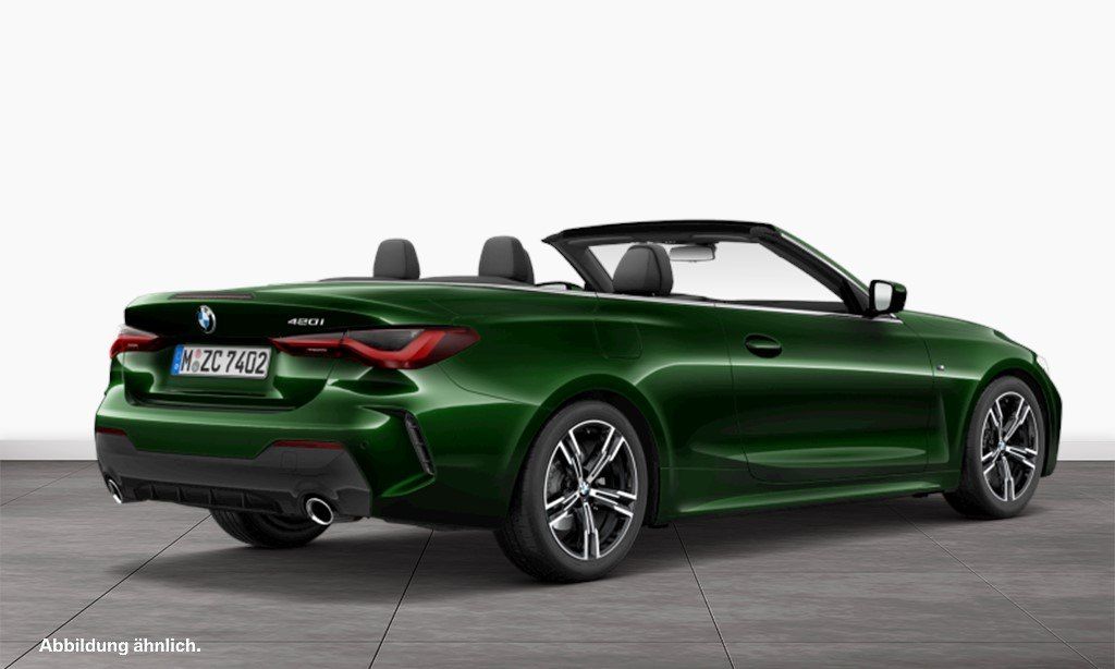 BMW 420 2022 г. Зелёный, пробег 35673 км