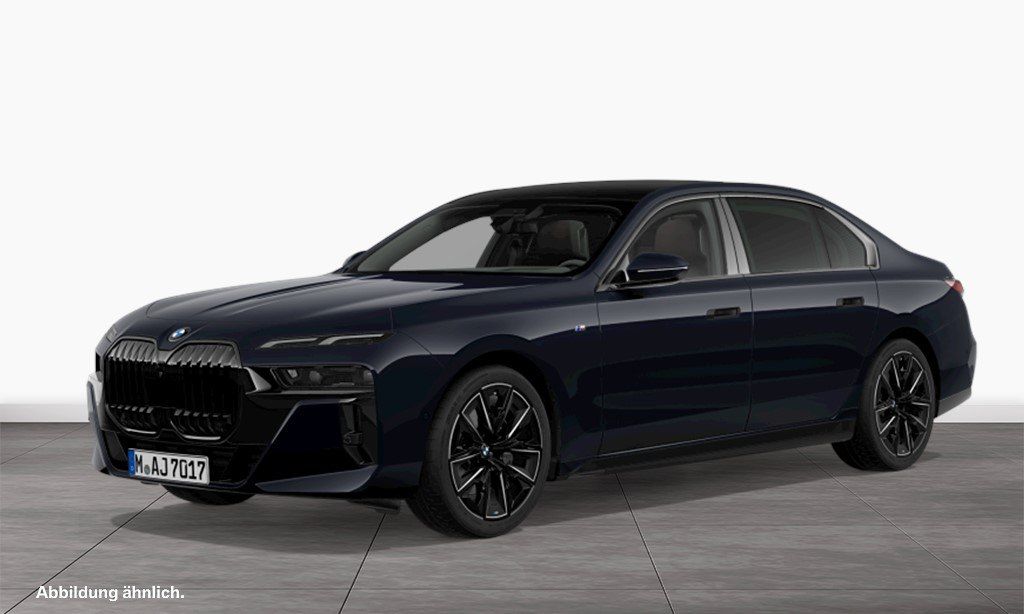 BMW 740 2023 г. Чёрный, пробег 59847 км