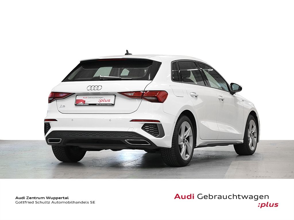 Audi A3 2023 г. Белый, пробег 36689 км