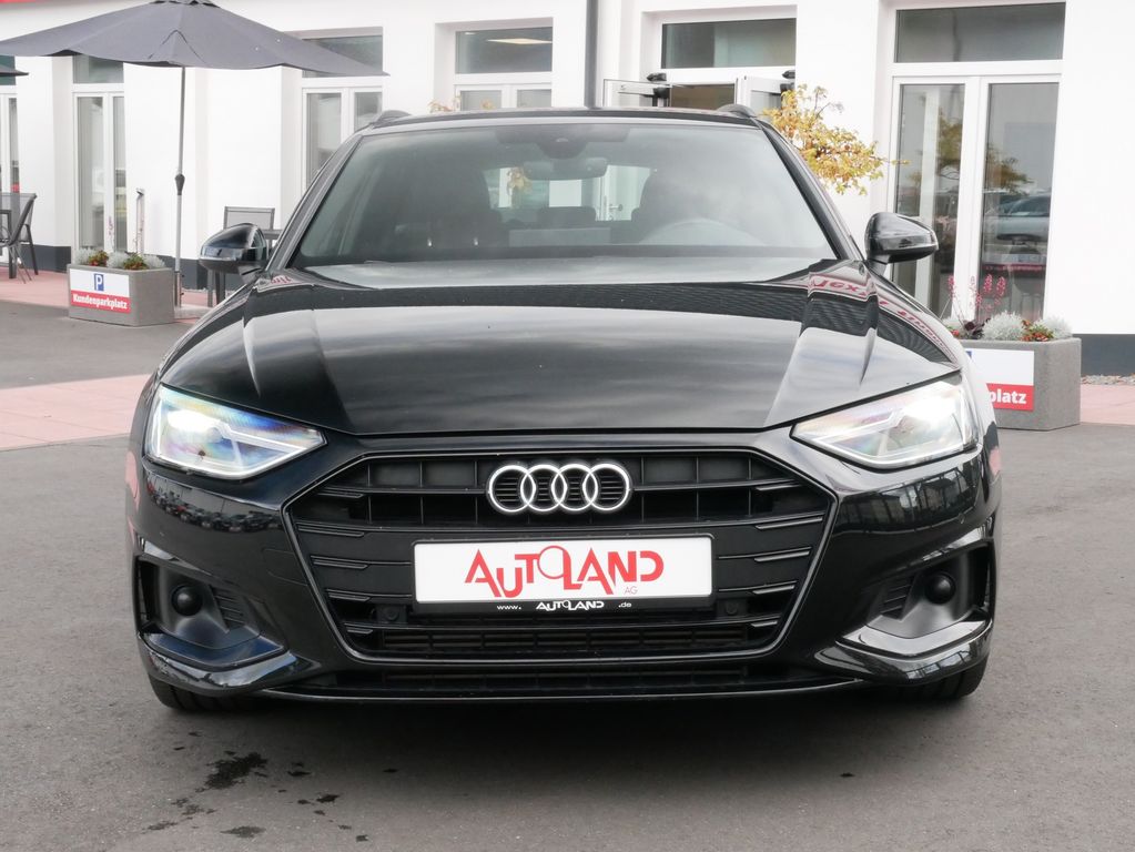 Audi A4 2022 г. Чёрный, пробег 41735 км