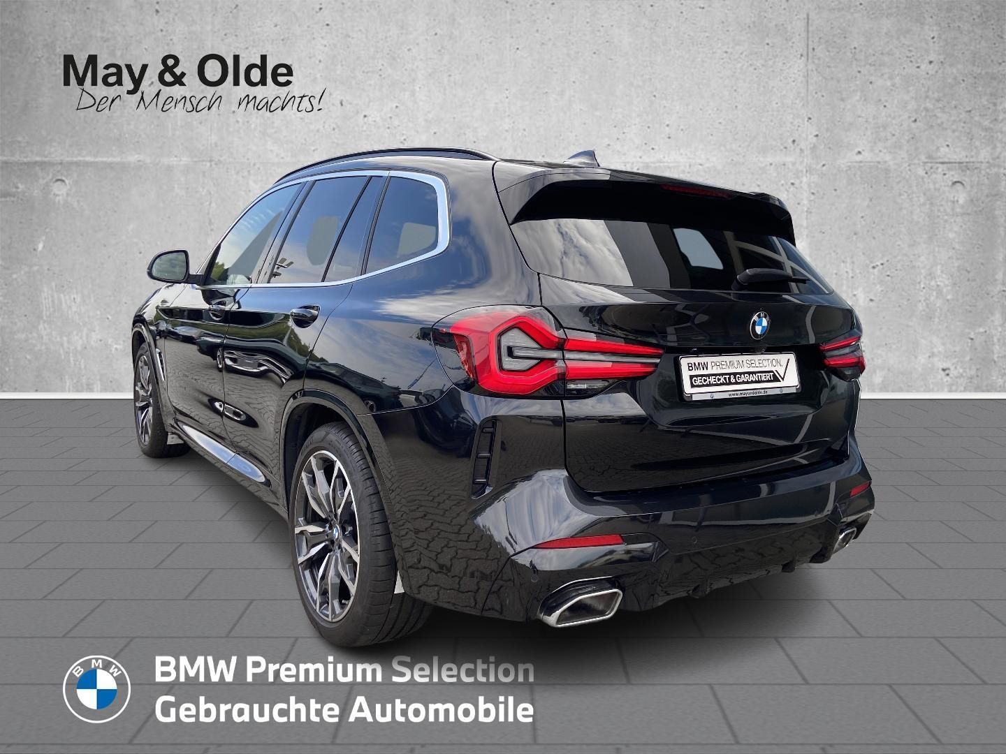 BMW X3 2023 г. Чёрный, пробег 40955 км