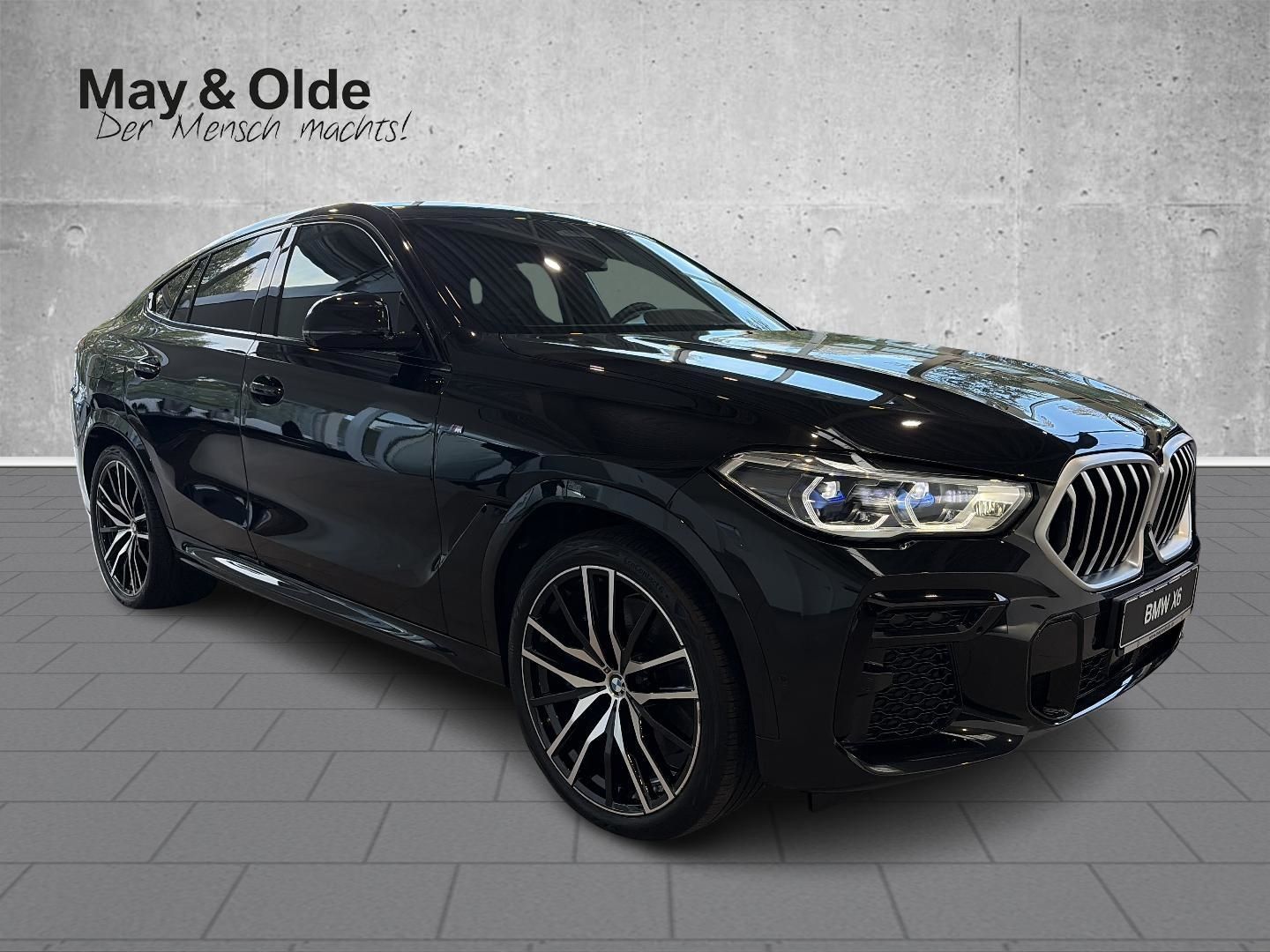 BMW X6 2022 г. Чёрный, пробег 37730 км