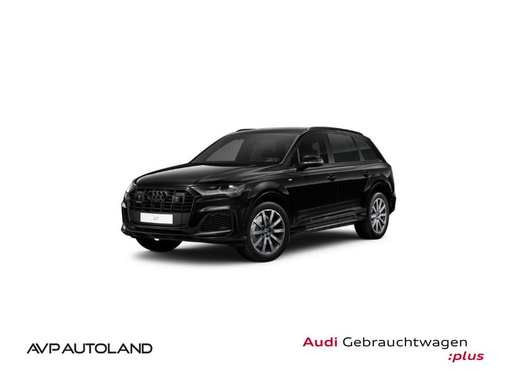 Audi Q7 2022 г. Чёрный, пробег 51268 км