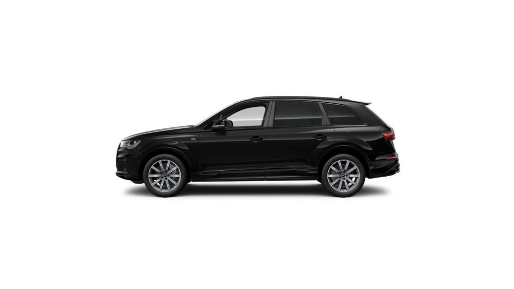 Audi Q7 2022 г. Чёрный, пробег 51268 км