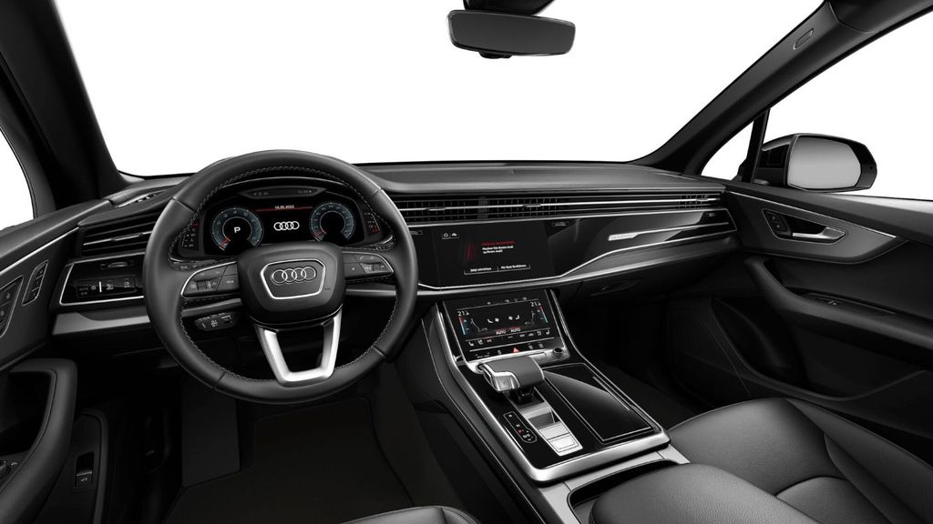 Audi Q7 2022 г. Чёрный, пробег 51268 км