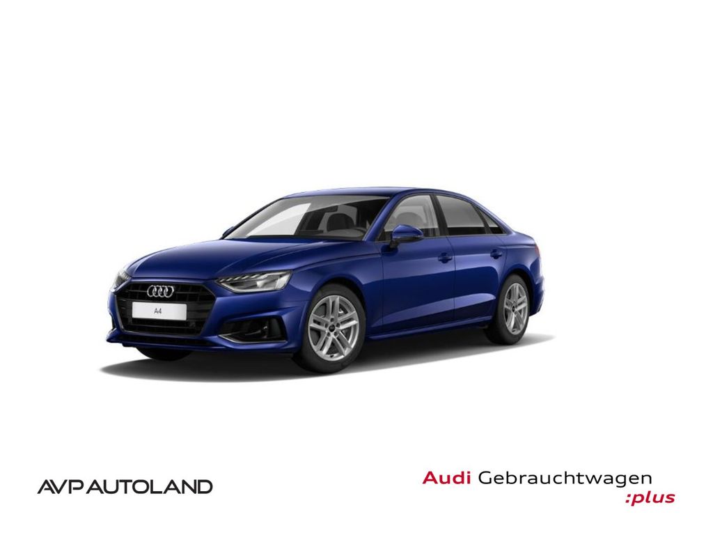 Audi A4 2021 г. Синий, пробег 51360 км