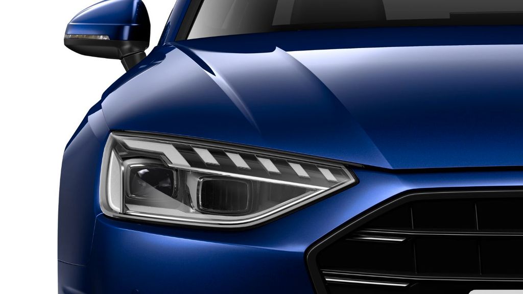 Audi A4 2021 г. Синий, пробег 51360 км