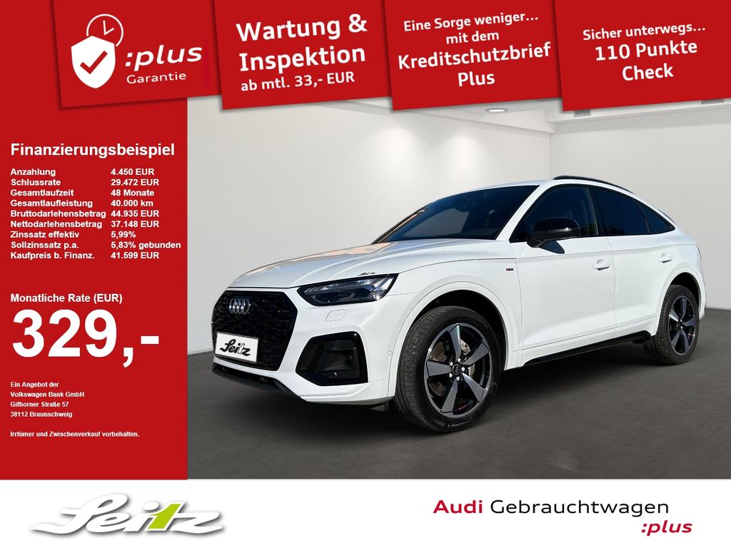 Audi Q5 2023 г. Белый, пробег 43415 км