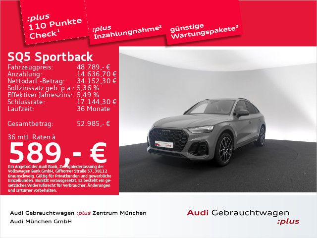 Audi SQ5 2022 г. Серый, пробег 53789 км