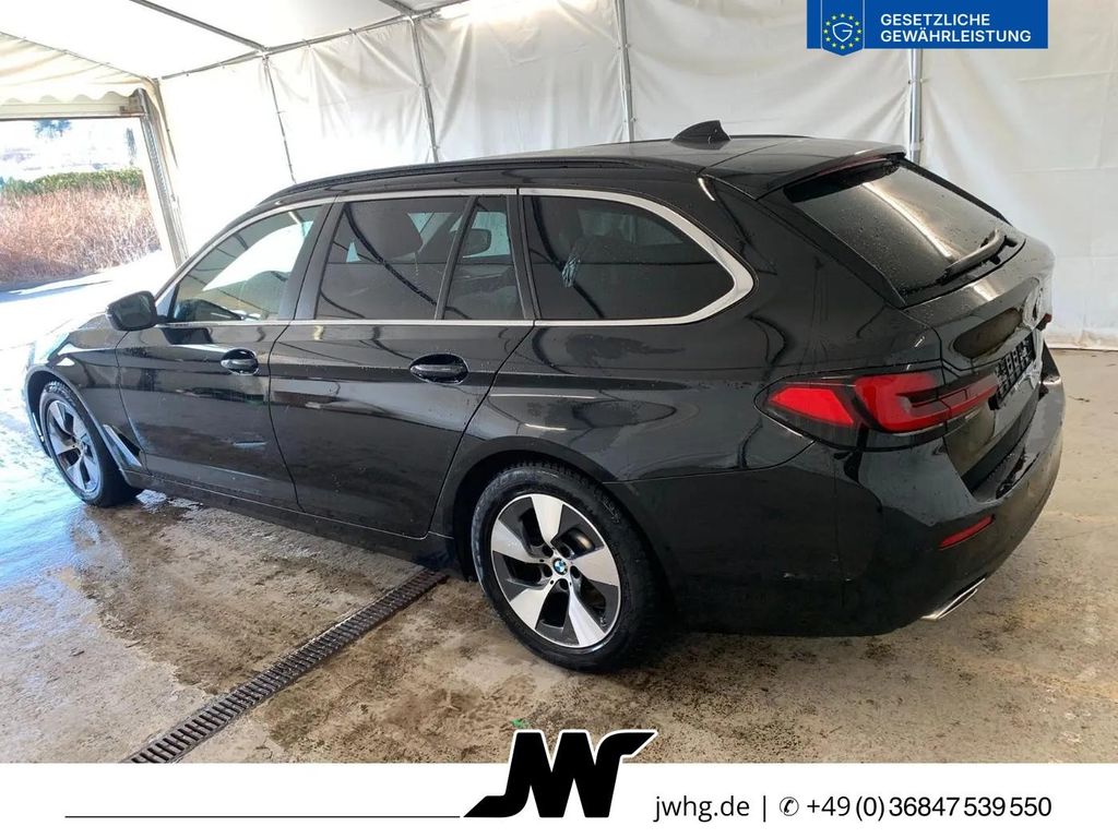 BMW 520 2021 г. Чёрный, пробег 49000 км