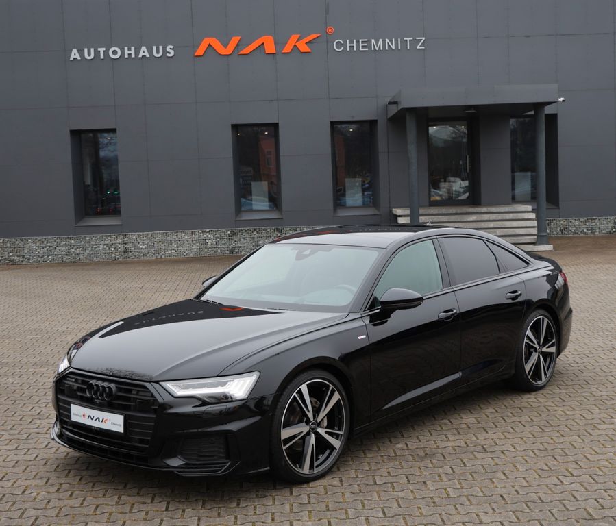Audi A6 2023 г. Чёрный, пробег 33908 км
