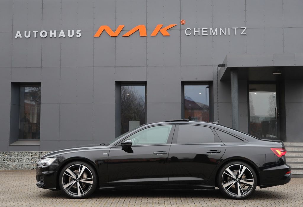 Audi A6 2023 г. Чёрный, пробег 33908 км