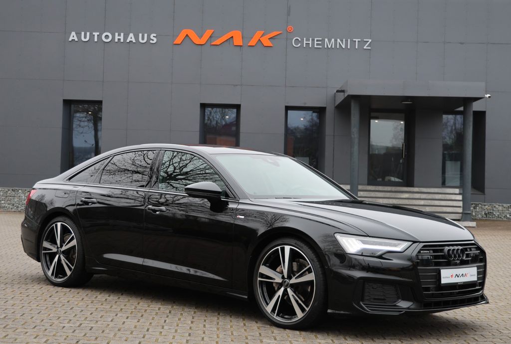 Audi A6 2023 г. Чёрный, пробег 33908 км