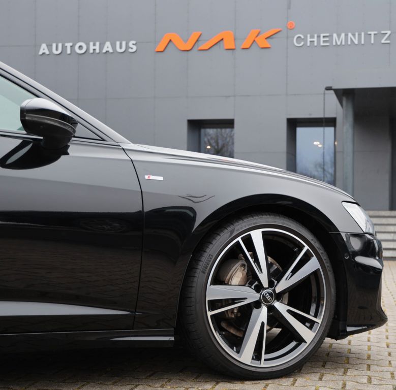Audi A6 2023 г. Чёрный, пробег 33908 км