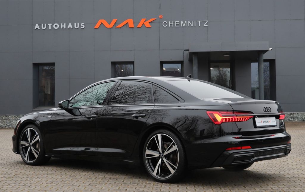 Audi A6 2023 г. Чёрный, пробег 33908 км