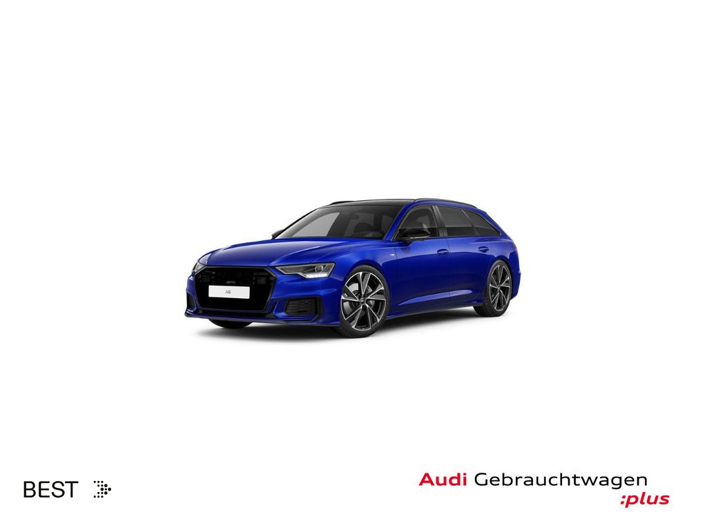 Audi A6 2022 г. Синий, пробег 34000 км