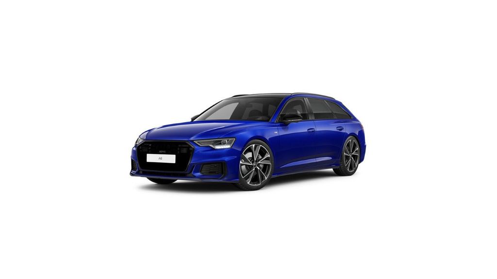 Audi A6 2022 г. Синий, пробег 34000 км
