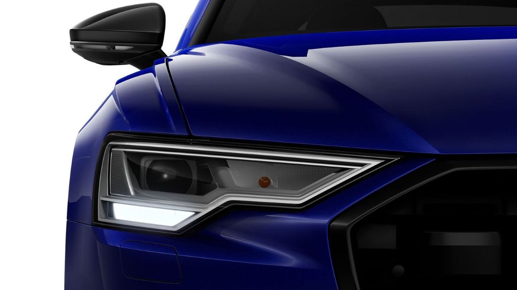 Audi A6 2022 г. Синий, пробег 34000 км