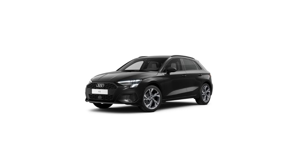 Audi A3 2023 г. Чёрный, пробег 36800 км