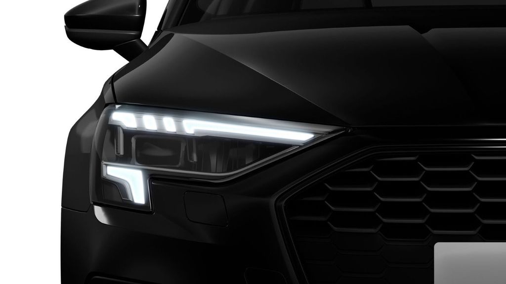 Audi A3 2023 г. Чёрный, пробег 36800 км