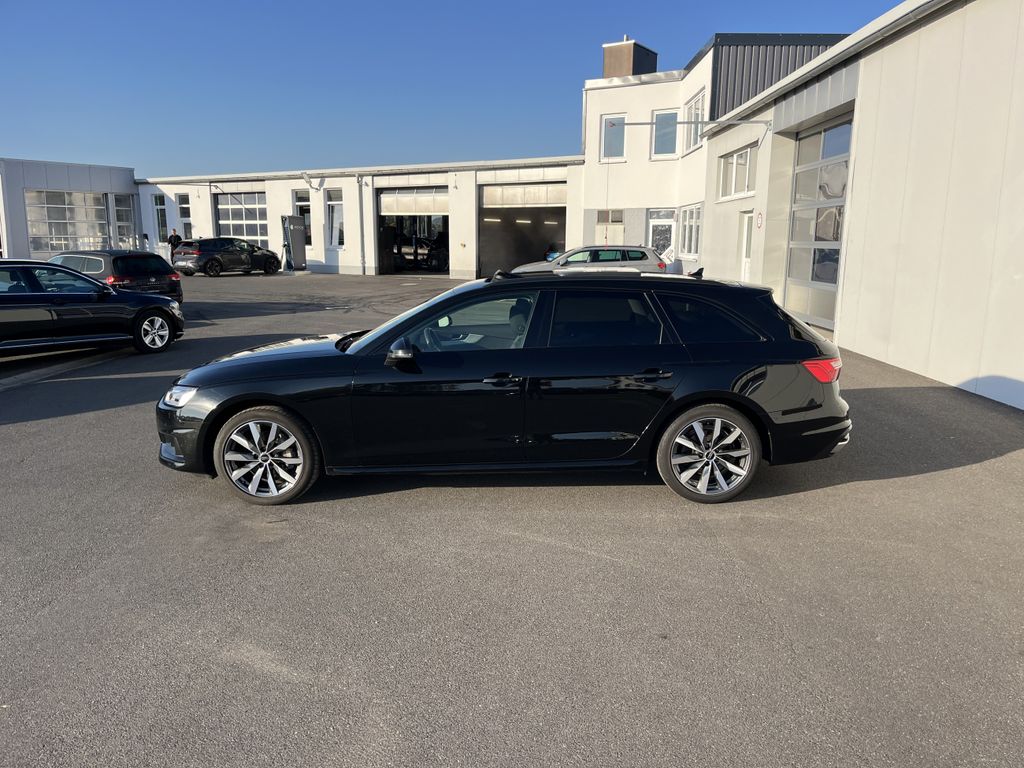 Audi A4 2023 г. Чёрный, пробег 55176 км