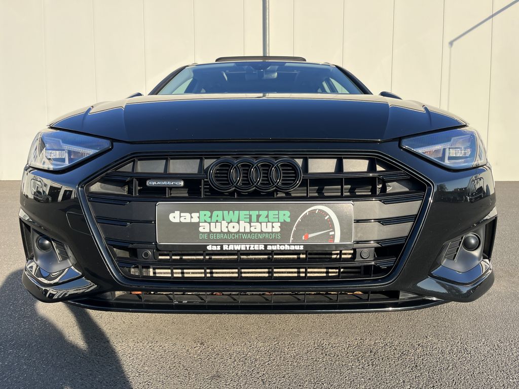 Audi A4 2023 г. Чёрный, пробег 55176 км