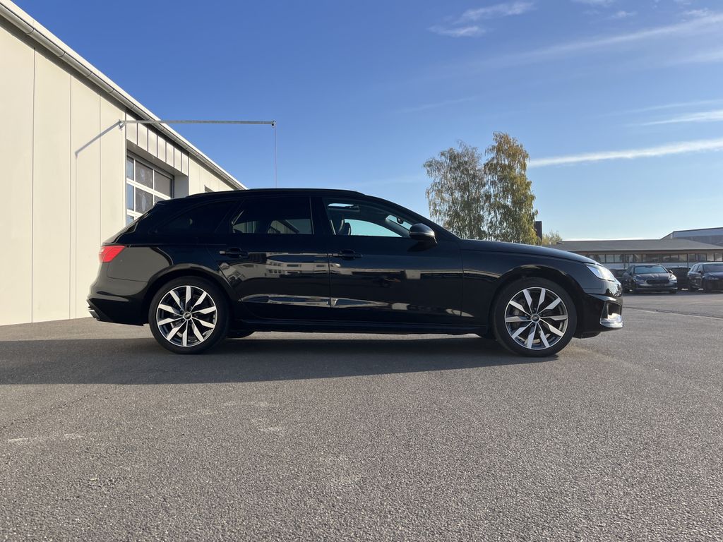 Audi A4 2023 г. Чёрный, пробег 55176 км