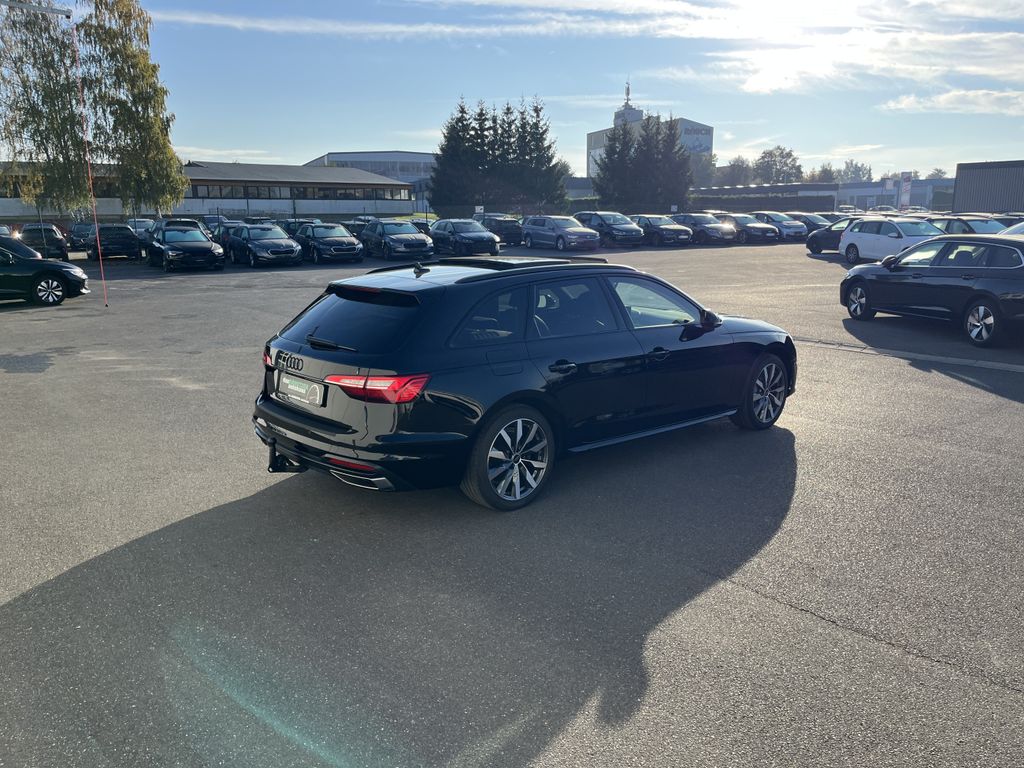 Audi A4 2023 г. Чёрный, пробег 55176 км