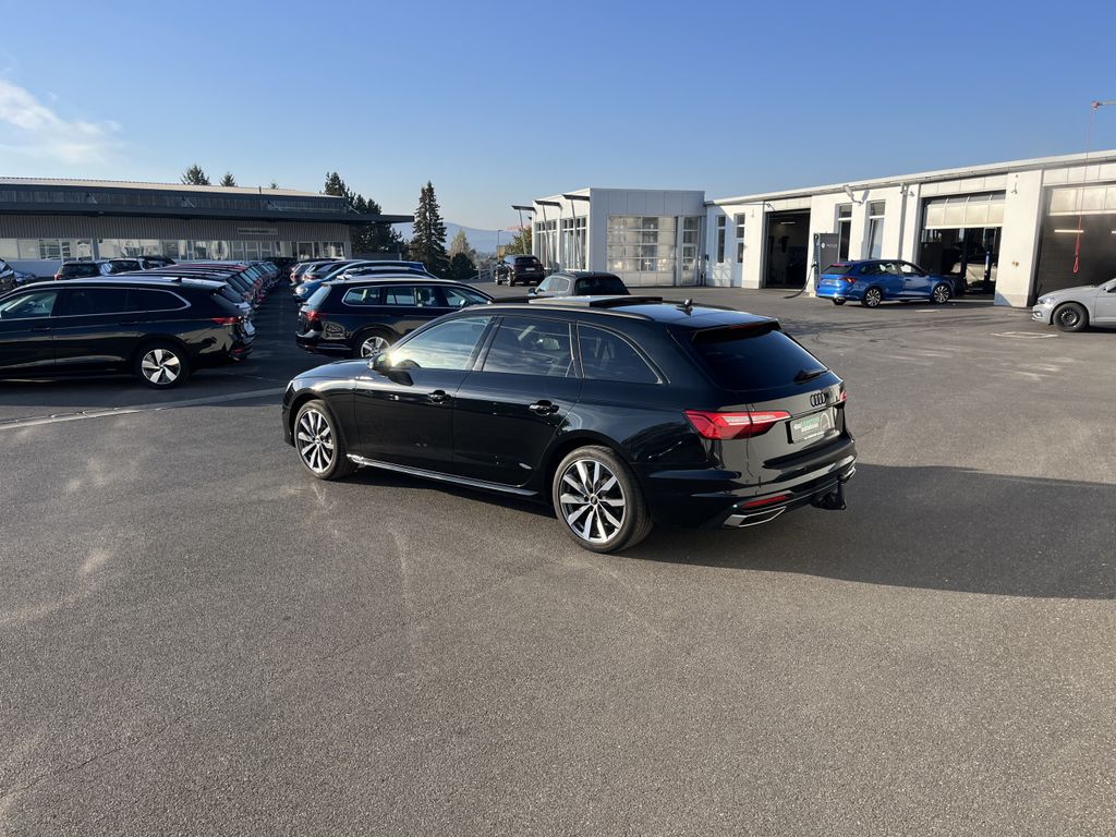 Audi A4 2023 г. Чёрный, пробег 55176 км