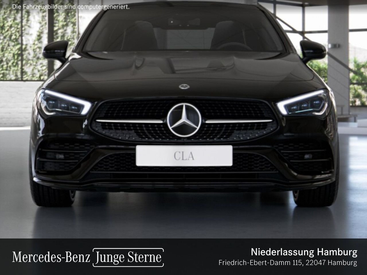 Mercedes-Benz CLA 180 2022 г. Чёрный, пробег 44453 км