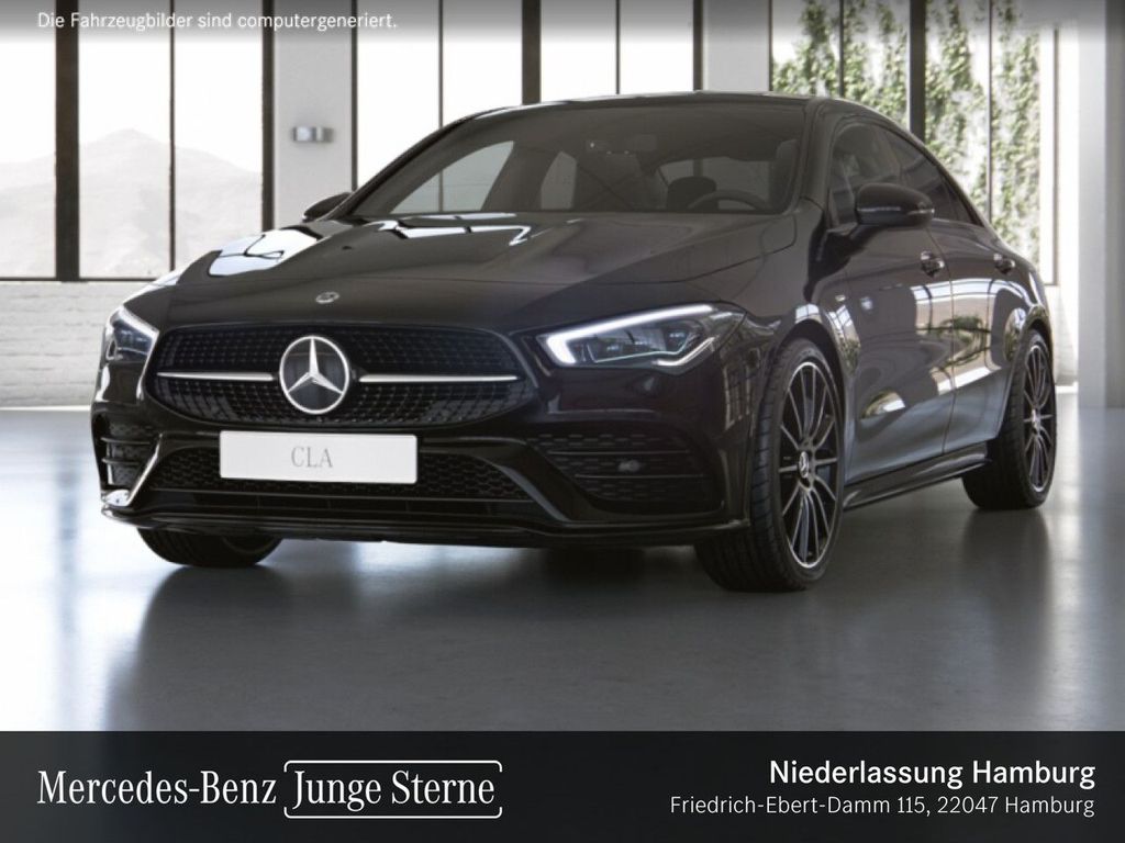 Mercedes-Benz CLA 180 2022 г. Чёрный, пробег 44453 км