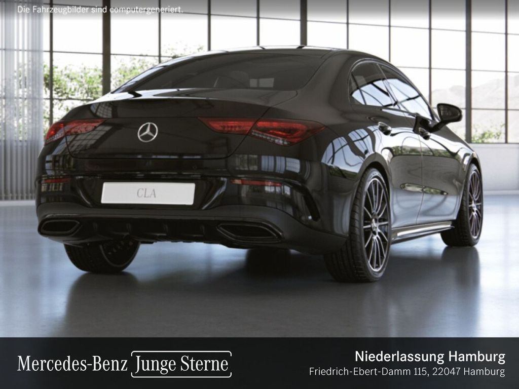 Mercedes-Benz CLA 180 2022 г. Чёрный, пробег 44453 км