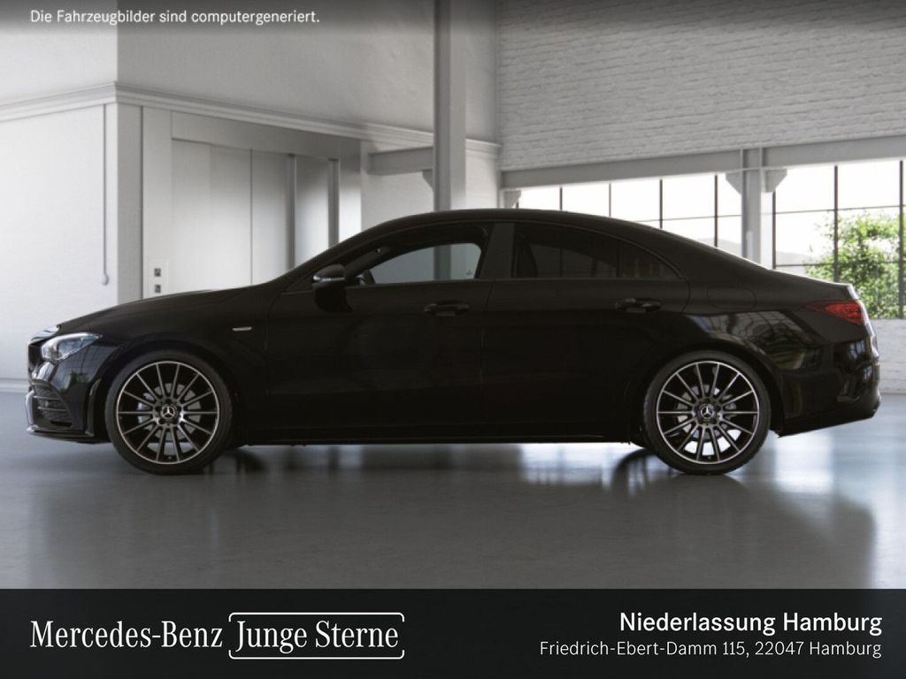 Mercedes-Benz CLA 180 2022 г. Чёрный, пробег 44453 км