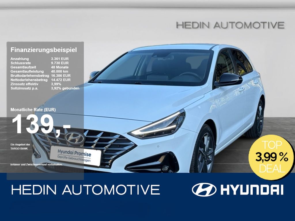 Hyundai i30 2022 г. Белый, пробег 38751 км