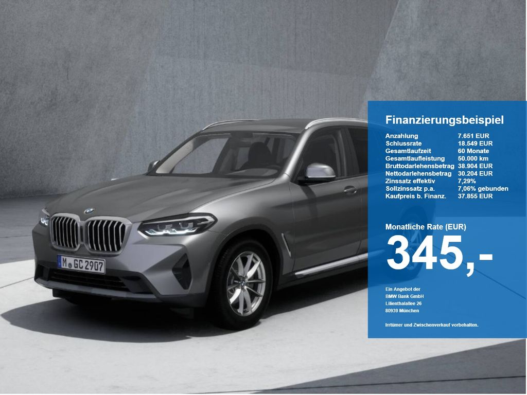 BMW X3 2023 г. Серый, пробег 49162 км