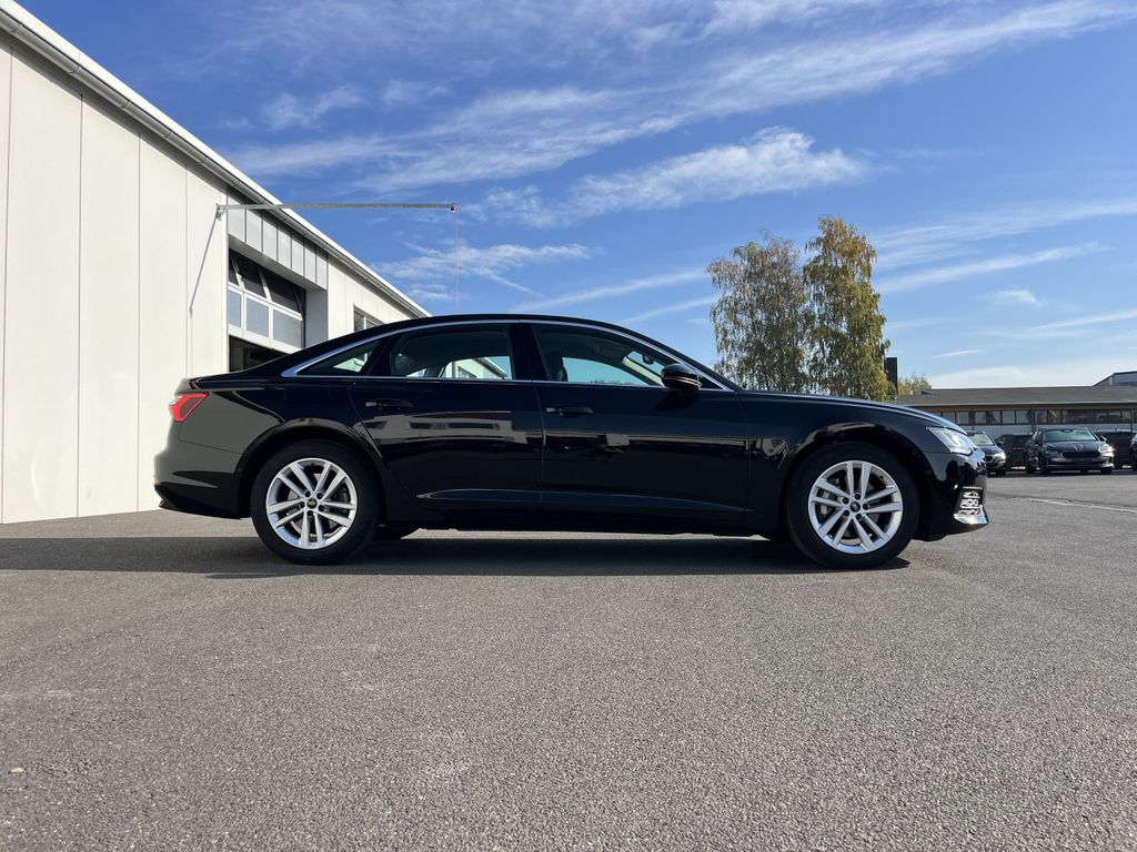Audi A6 2023 г. Чёрный, пробег 28784 км