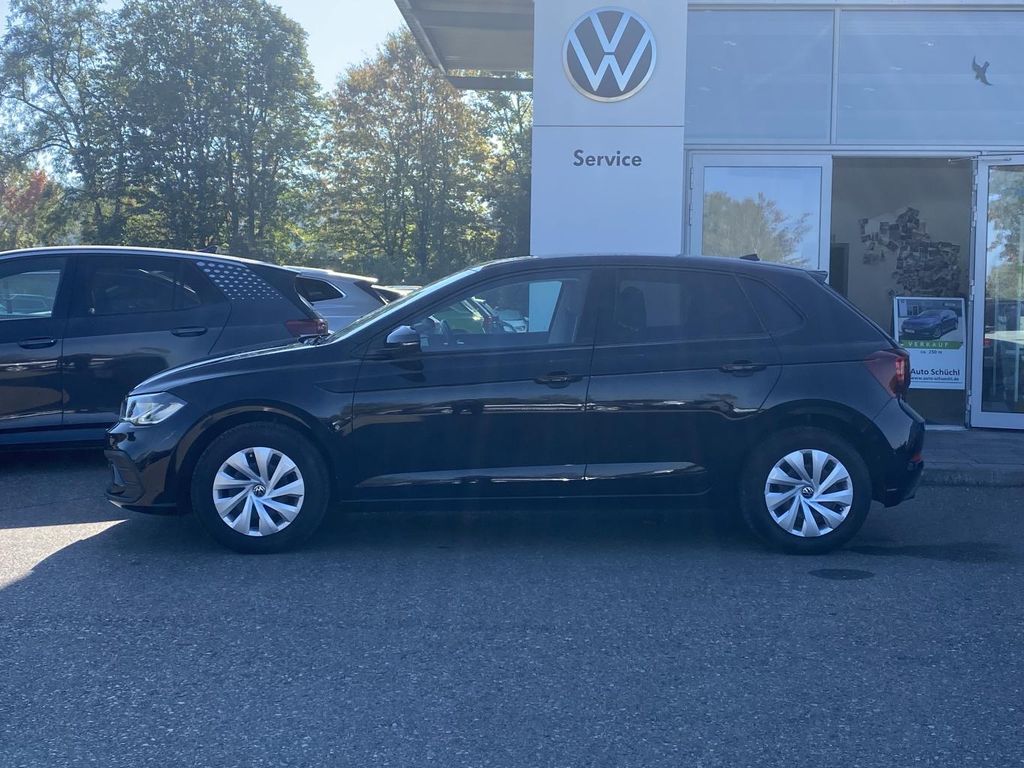 Volkswagen Polo 2023 г. Чёрный, пробег 44411 км