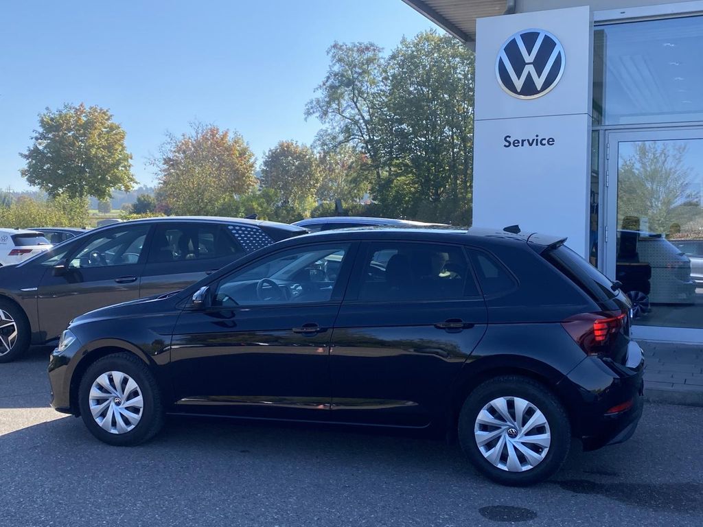 Volkswagen Polo 2023 г. Чёрный, пробег 44411 км