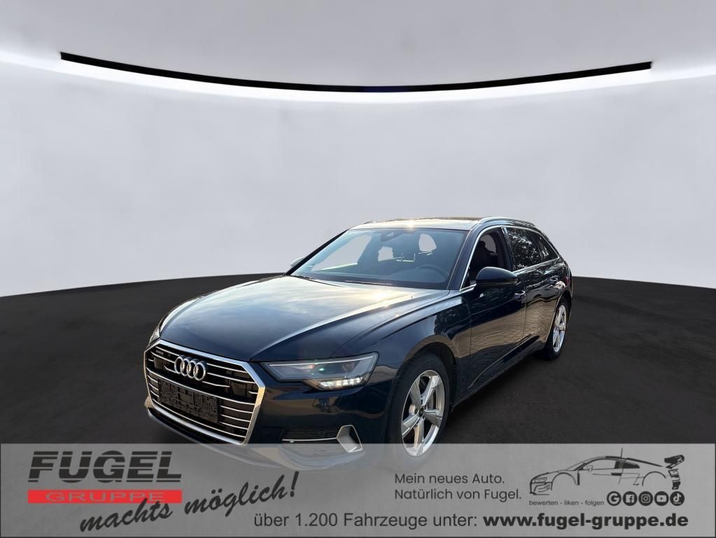 Audi A6 2023 г. Синий, пробег 51780 км