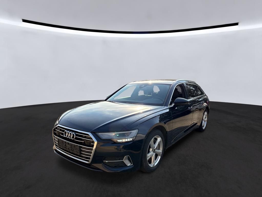 Audi A6 2023 г. Синий, пробег 51780 км