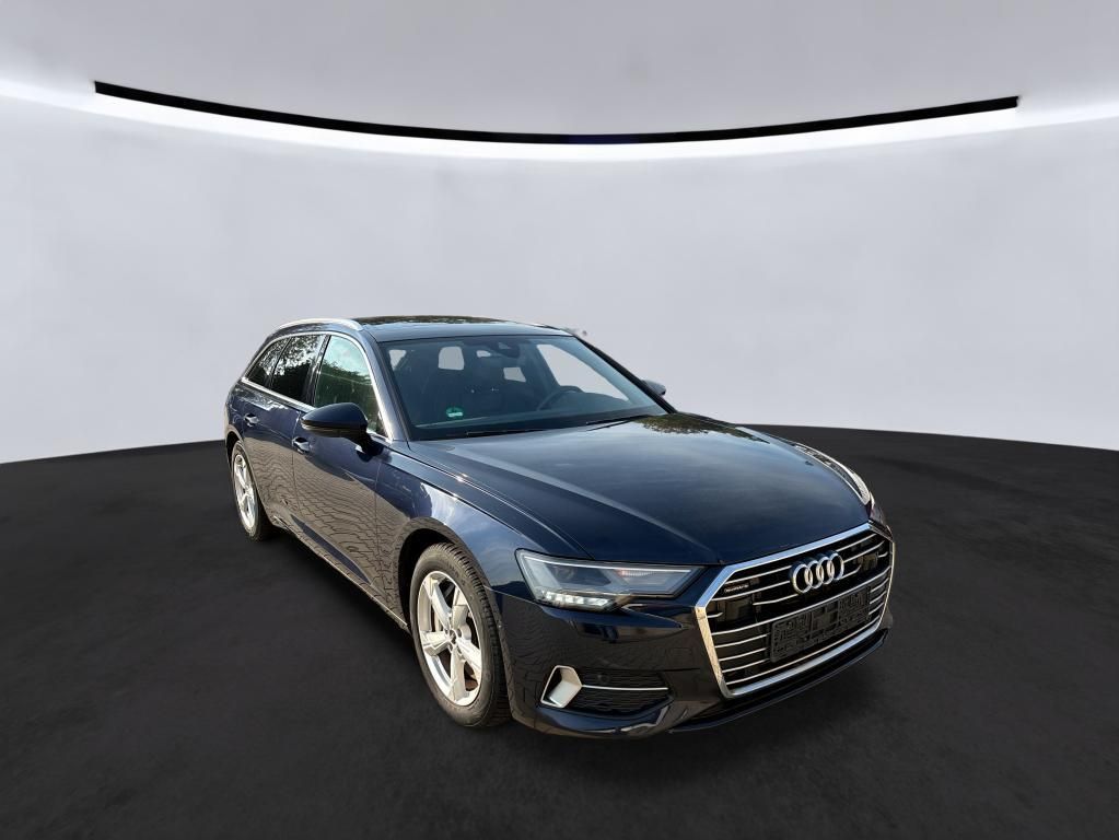 Audi A6 2023 г. Синий, пробег 51780 км