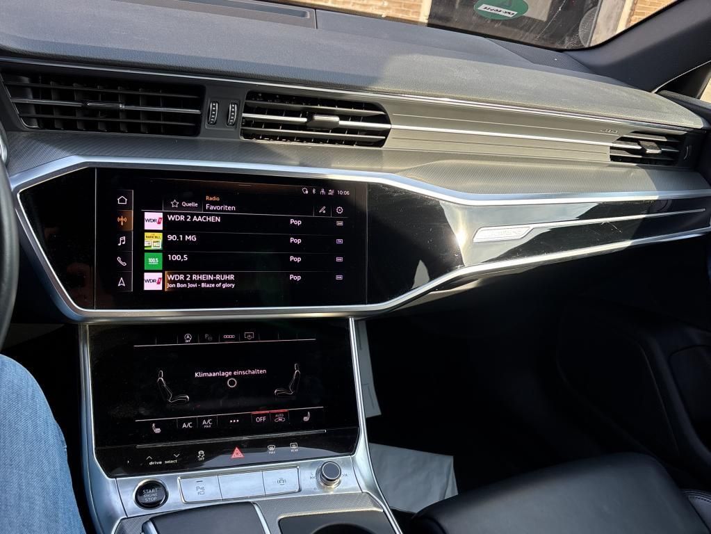 Audi A6 2023 г. Синий, пробег 51780 км