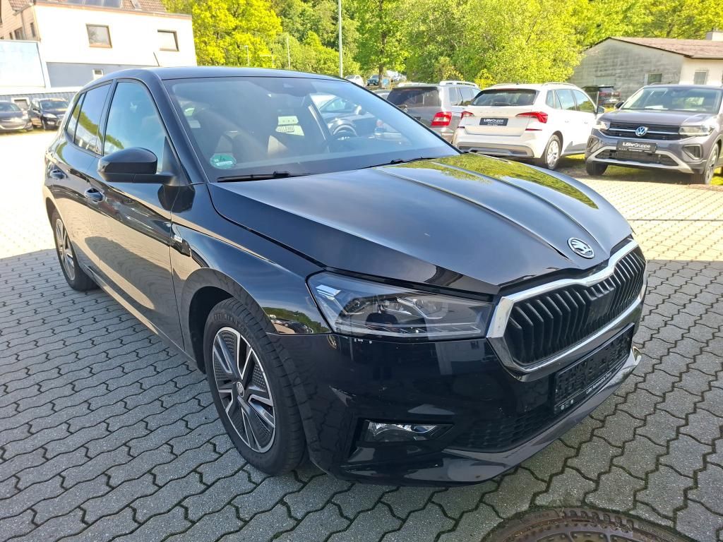 Skoda Fabia 2022 г. Чёрный, пробег 47000 км
