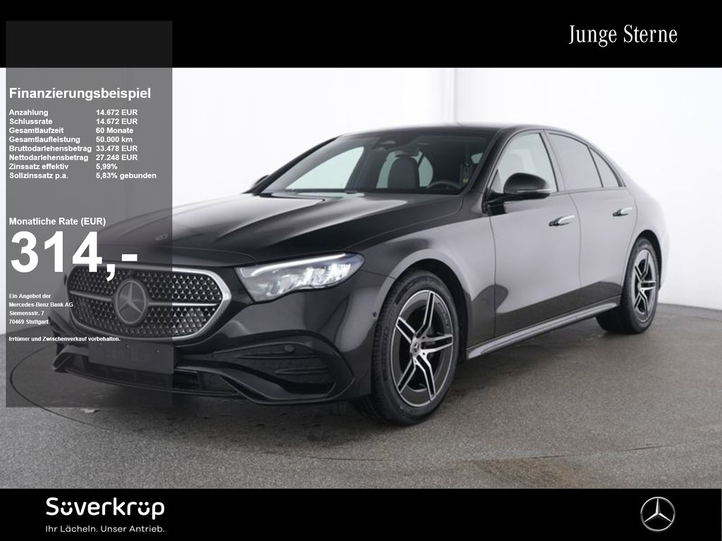 Mercedes-Benz E 200 2025 г. Чёрный, пробег 25858 км