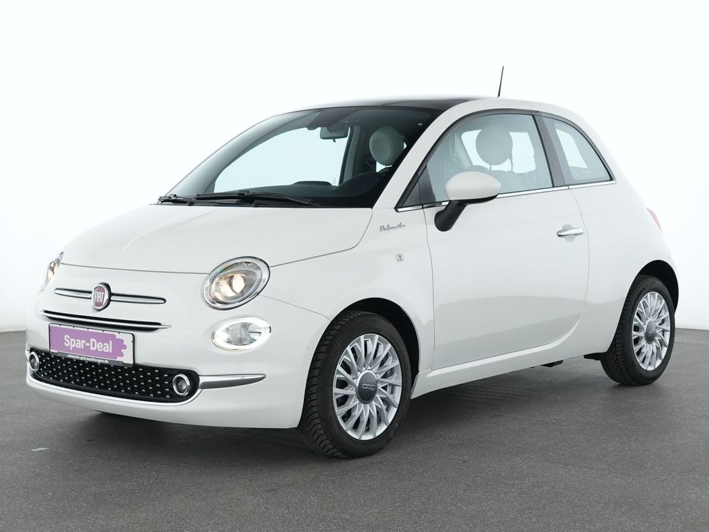 Fiat 500 2022 г. Белый, пробег 50943 км