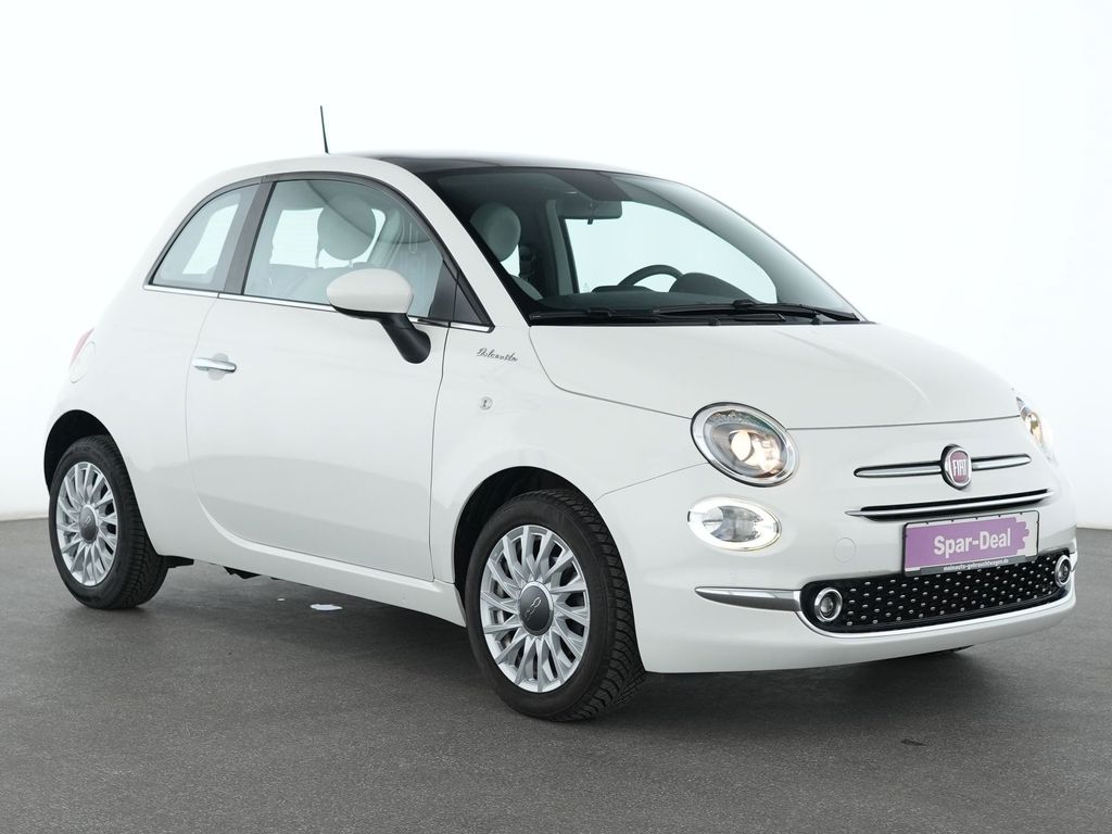 Fiat 500 2022 г. Белый, пробег 50943 км