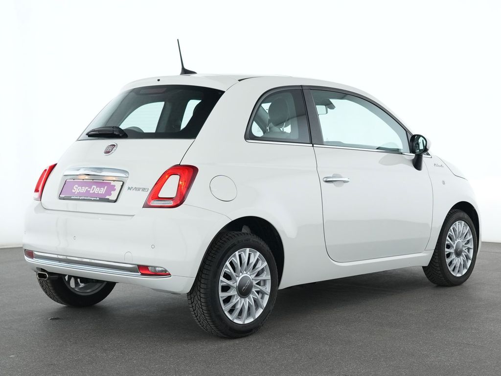 Fiat 500 2022 г. Белый, пробег 50943 км