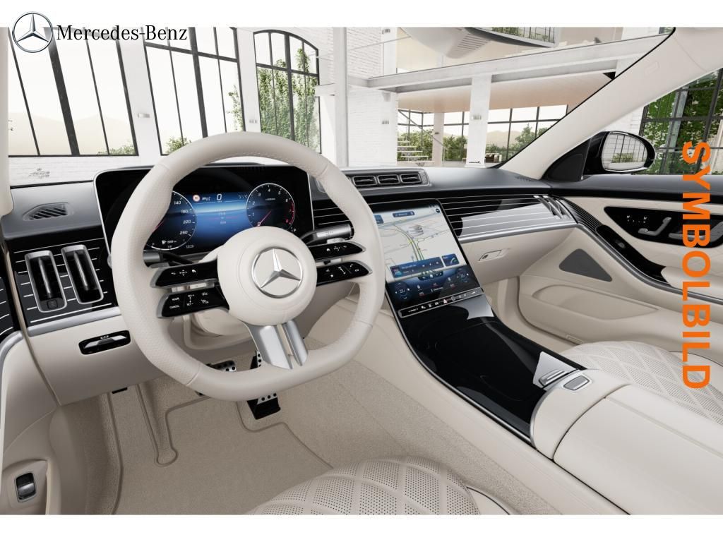 Mercedes-Benz S 580 2025 г. Чёрный, пробег 28734 км