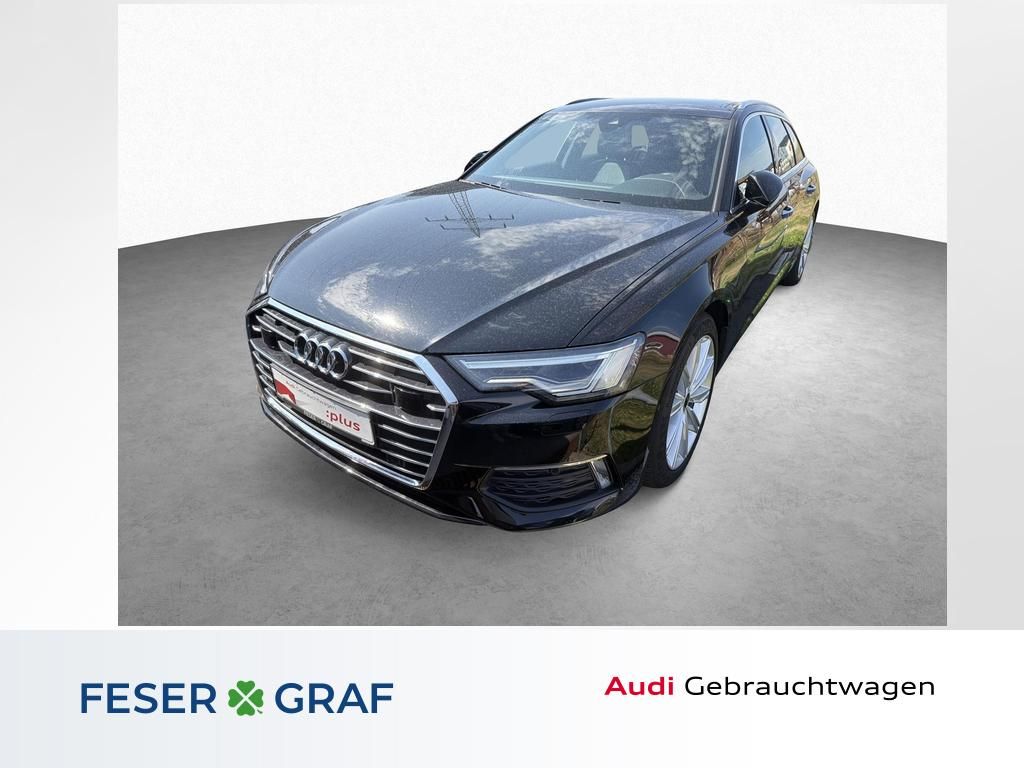 Audi A6 2023 г. Чёрный, пробег 54200 км