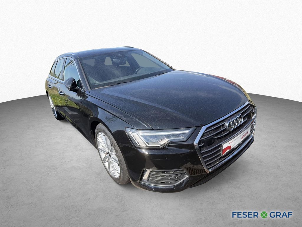 Audi A6 2023 г. Чёрный, пробег 54200 км